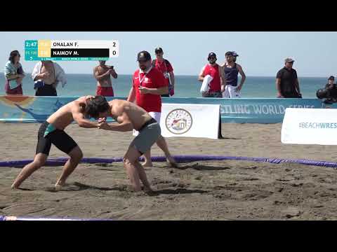 Round 1 Men's BW - 70 kg: F. ONALAN (TUR) v. M. NAIMOV (TJK)
