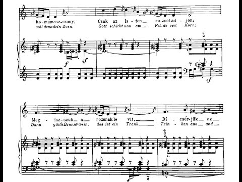 Béla Bartók - BB 98, Sz.92 20 Hungarian Folksongs (1929) (Score, Lyrics, Analysis)