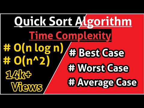 Quick Sort Algorithm Pseudocode And Time Complexity Analysis