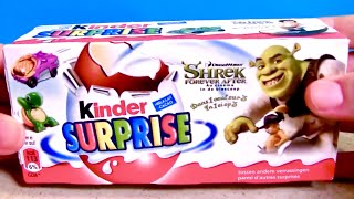 ASMR kinder EGG surprises Shrek mystery toys