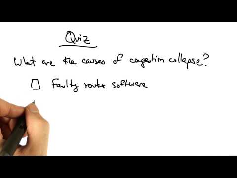 Congestion Collapse Quiz - Georgia Tech - Network Congestion