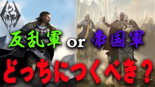 ストームクロークと帝国軍どっちにつくべきか！？【ひろゆきがスカイリムを解説！】