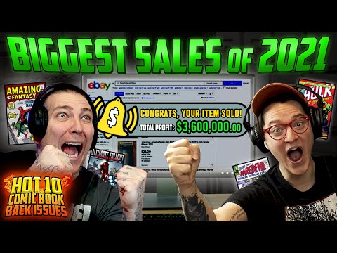 The Hottest Comic Books at the PEAK of the Market | HOT 10 Biggest Sellers of 2021 ft. Gem Mint