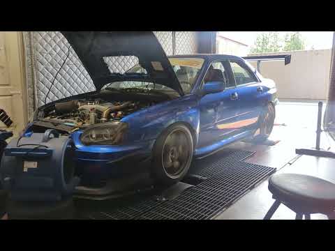 800+hp sti dyno pull with t51r mod garret g35-1050