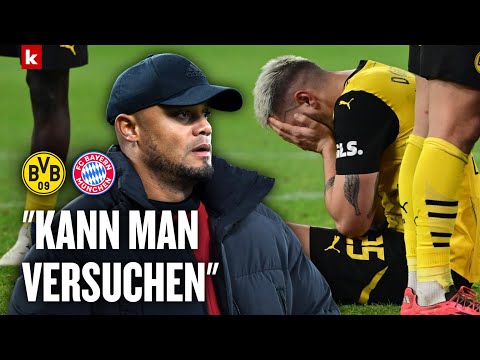 Kompany über liegengebliebenen Süle vor Gegentor: "Man kann nicht aufhören" | BVB - FC Bayern 1:1