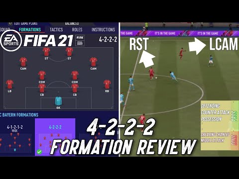FIFA 21 BEST FORMATION (4-2-2-2) TUTORIAL - Best Custom Tactics & Instructions & More!!