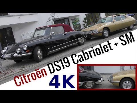 WOW!  CITROEN DS 19 Cabriolet + CITROEN SM die 2 schönsten Citroën Klassiker in Waldenbuch - 4K