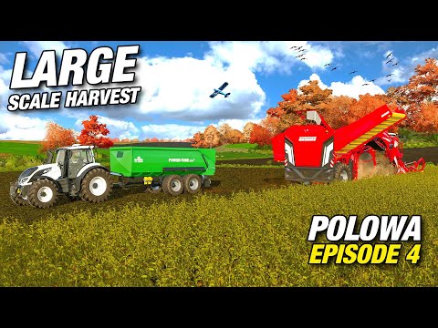 BRINGING IN THE BIG EQUIPMENT! | Farming Simulator 22 Timelapse - Episode 4