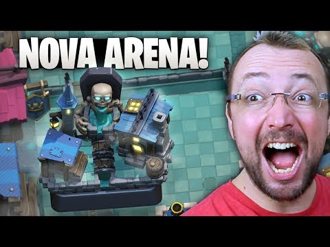 JOGUEI na NOVA ARENA CIDADE ASSOMBRADA do Clash Royale