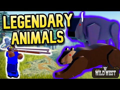 How to Find Legendary Animals - The Wild West UPDATE (Roblox)