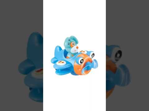 Animalitos En Avión Juguete Didáctico A Fricción