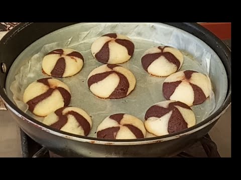 Perfect Marble Cookies! Vanilla & Chocolate Swirl 🍪✨"arfa's cooking world
