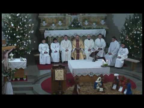 Karacsonyi mise a Szent Erzsebet templombol Ujvidek OLV.KOZOTTI ENEK2016.