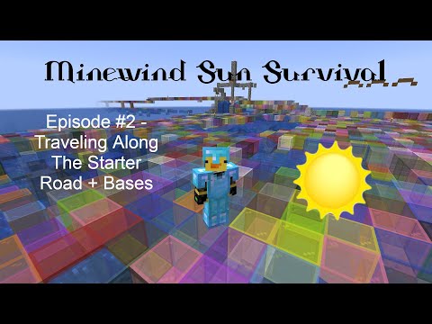 Unleashing Epic Sun Survival: The Starter Road, Bases!