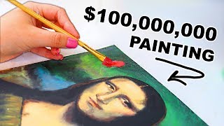 I Painted The Mona Lisa With The World&#39;s CHEAPEST Paint...
