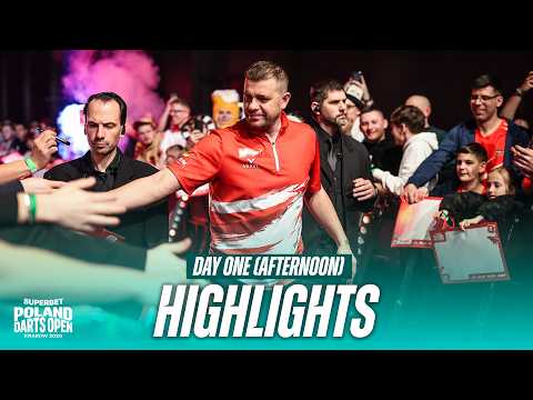 WHAT A SESSION! 💥 | 2026 SUPERBET Poland Darts Open | Day One Afternoon Highlights