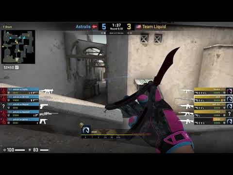 CS:GO POV Demo Liquid Stewie2K (27/16) vs Astralis (de_dust2)