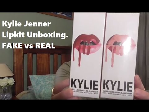 FAKE VS REAL | KYLIE JENNER LIPKIT UNBOXING