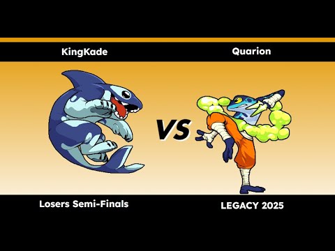 Legacy 2025 Losers Semi-Finals KingKade (Orcane) vs Quarion (Ranno) Rivals of Aether