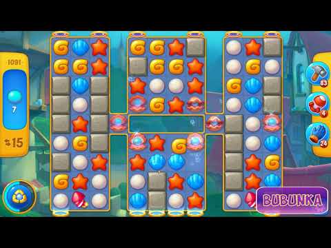 Fishdom level 1091 HD