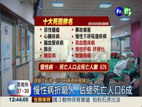 慢性病死亡攀升 推健康養生共餐