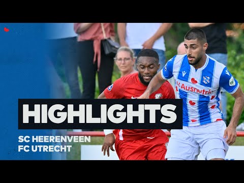 Samenvatting sc Heerenveen - FC Utrecht (oefenwedstrijd)