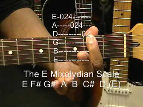The Difference Between E Major & E Mixolydian Scale On Guitar & How To Play Them@EricBlackmonGuitar
