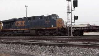 preview picture of video 'CSX Yard Operations Garrett Indiana'