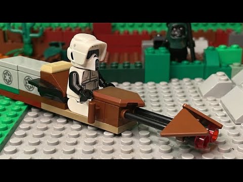 Lego Star Wars Ewok Ambush(Stop motion)