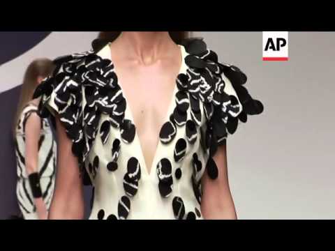 Mariuccia Mandelli's fashion line Krizia shows at Milan Fashion Week