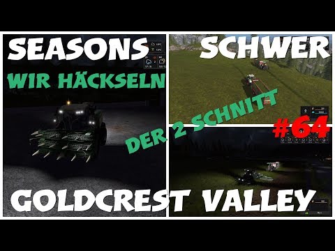 Ls17/PS4/Live/#64/Goldcrest Valley auf Stufe schwer/Heute wird gehächselt/Der 2 Schnitt!