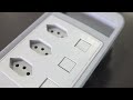 alt: Miniatura imagem do produto Régua QtMov Plug And Play 220 c/ 3 Tomadas 10A Cromado/Branco