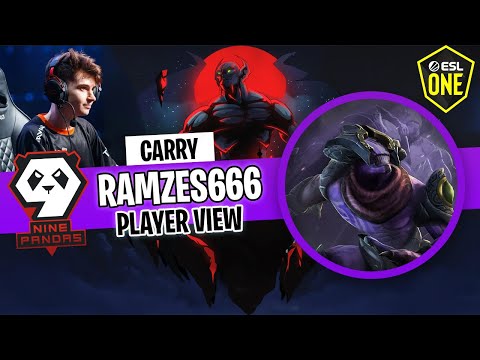 9PANDAS VS  SHOPIFY REBELLION - RAMZES666 Player View - FACELESS VOID - ESL ONE BERLIN MAJOR DOTA 2