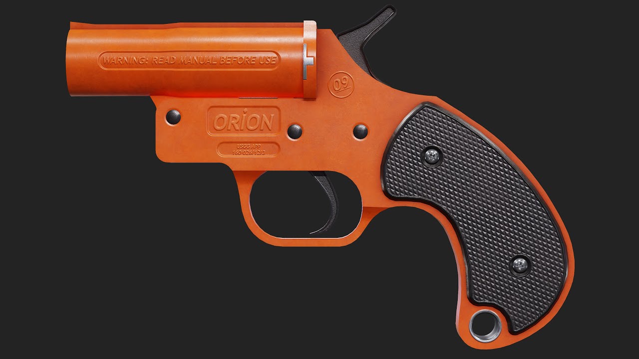 Sinalizador de &Oacute;rion Modelo 3D