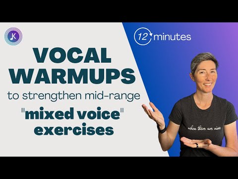 Vocal Warmups to Strengthen Mid-Voice | Mixed Voice Exercises