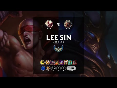 Lee Sin Jungle vs Zed - EUW Challenger Patch 12.15