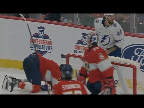 Scott Sabourin ❌ Match Penalty ❌ Against Aaron Ekblad