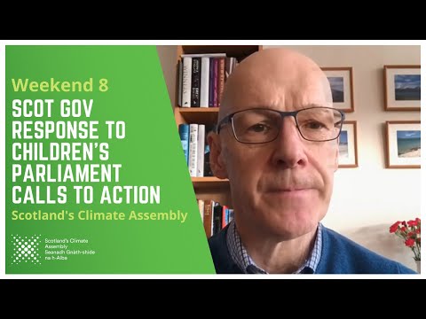 John Swinney Responds to the Children's Parliament Calls to Action | Scotland's Climate Assembly