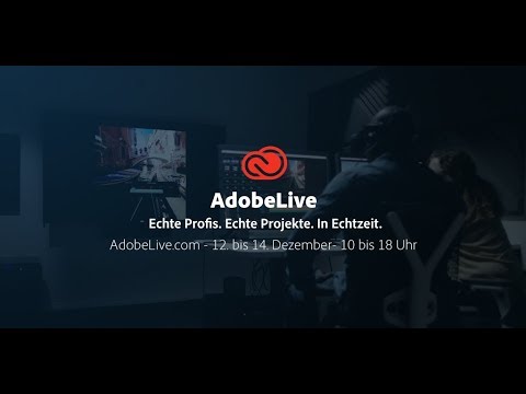 Adobe Live: Video und Motiondesign, 12. - 14. Dezember | Adobe DE