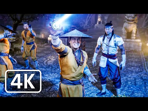 MORTAL KOMBAT 1 | Raiden Get Lightning Power Scene 4K