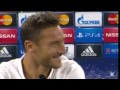 Totti's funny reaction to a foreign journalist