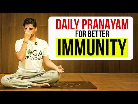 15 Min Daily Pranayama for Better Immunity | Saurabh Bothra Yoga