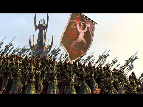 Dark Elves vs Dwarfs - Total War: Warhammer 3 Cinematic Battle