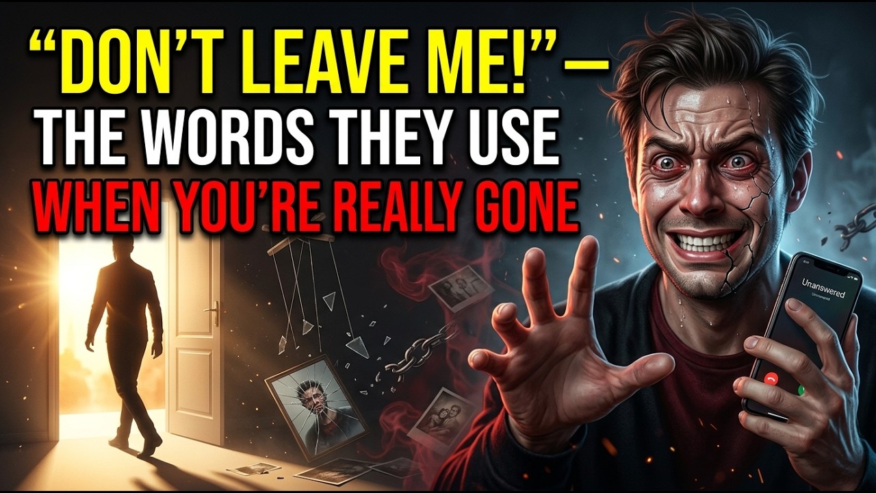 This Is What a Narcissist Says When You Leave for Good | NPD| Narcissism