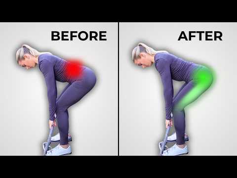 How to Romanian Deadlift Properly (avoid back pain)