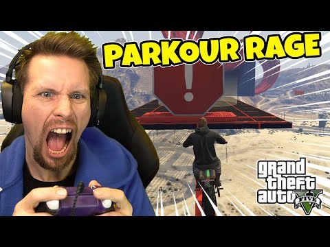 DET SVÅRASTE HOPPET I ETT PARKOUR-RACE | GTA 5 Rage