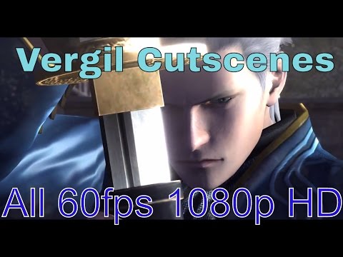 Devil May Cry 4 Special Edition All Vergil Cutscenes 1080p PC 60fps Max Settings