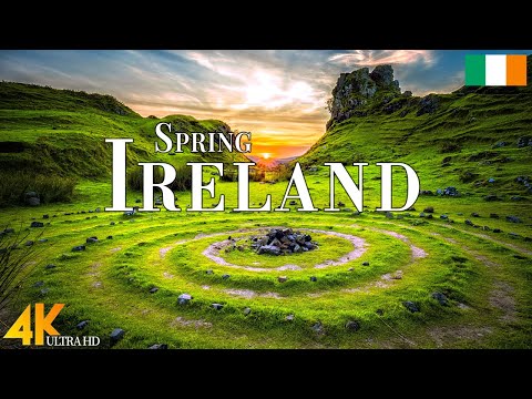 Spring Ireland 4K Ultra HD • Stunning Footage Ireland, Scenic Relaxation Film with Calming Music.
