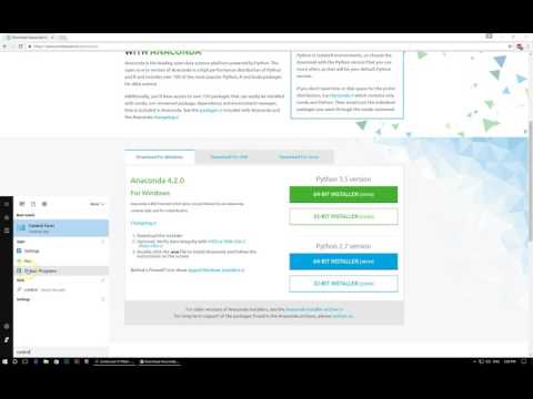Data Analysis with Pandas and Python 01 07 Windows Download the Anaconda Distribution