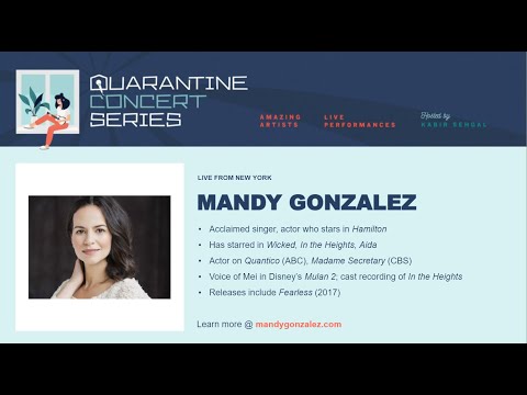 Quarantine Concert Series: Mandy Gonzalez
